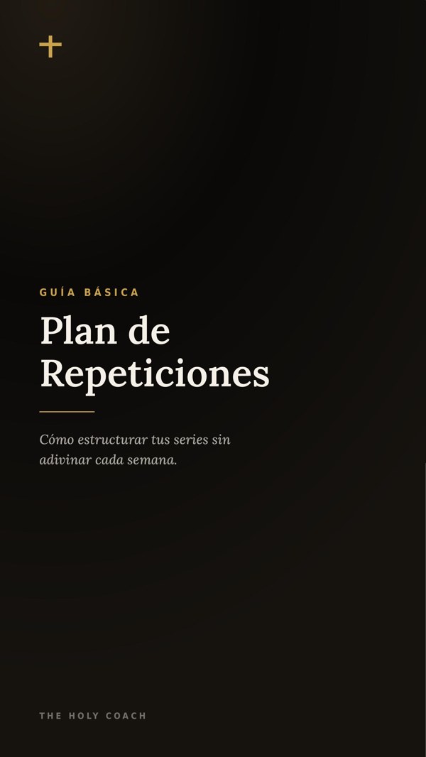 Portada — Plan de repeticiones